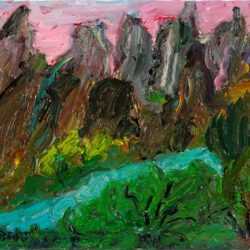 Painting by Betty Herbert: Dentelles Dest, represented by Childs Gallery