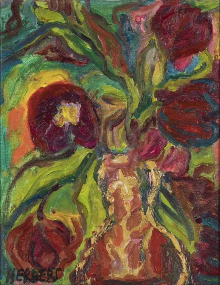 Painting By Betty Herbert: Tulips 1 At Childs Gallery