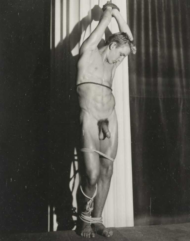 Photograph By Bob Mizer: [nude Posed As St. Sebastian] At Childs Gallery