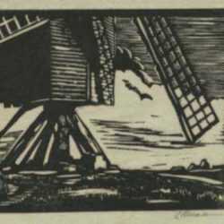 Print by British School: [The Windmill], represented by Childs Gallery