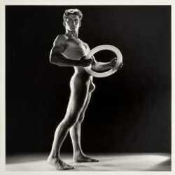 Photograph By Bruce Of Los Angeles: [nude With Disk] At Childs Gallery