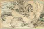 Drawing by Bryson Burroughs: Pegasus, represented by Childs Gallery