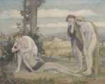 Painting by Bryson Burroughs: Venus and Adonis: The Death of Adonis, represented by Childs Gallery