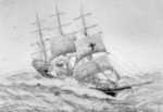Print by C. J. A. Wilson: Dreadnought, represented by Childs Gallery