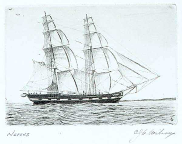 Print by C. J. A. Wilson: Nereus, represented by Childs Gallery