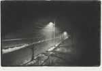 Print By Carol Wax: Foggy Night At Childs Gallery