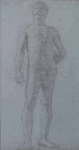 Drawing by Charles Allen Winter: Figure Study, drawn at Academie Julian, Paris, represented by Childs Gallery
