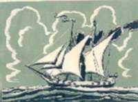 Print by Charles E. Pont: USS Demo Logo, represented by Childs Gallery