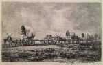 Print by Charles François Daubigny: Les Charrettes de Roulage, represented by Childs Gallery