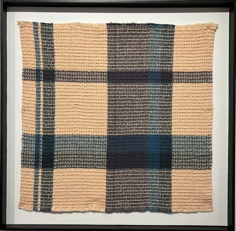 Textile by Christine Jablonski: Breakfast, available at Childs Gallery, Boston