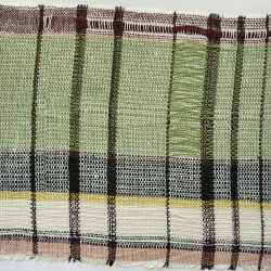 Textile by Christine Jablonski: Chicago Ghetto after Anita Willets Burnham 3, available at Childs Gallery, Boston