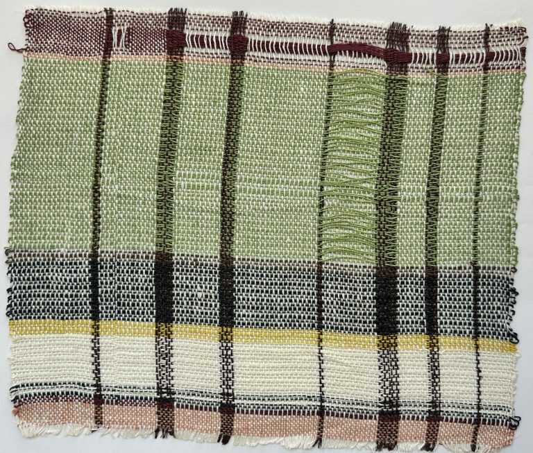 Textile by Christine Jablonski: Chicago Ghetto after Anita Willets Burnham 3, available at Childs Gallery, Boston