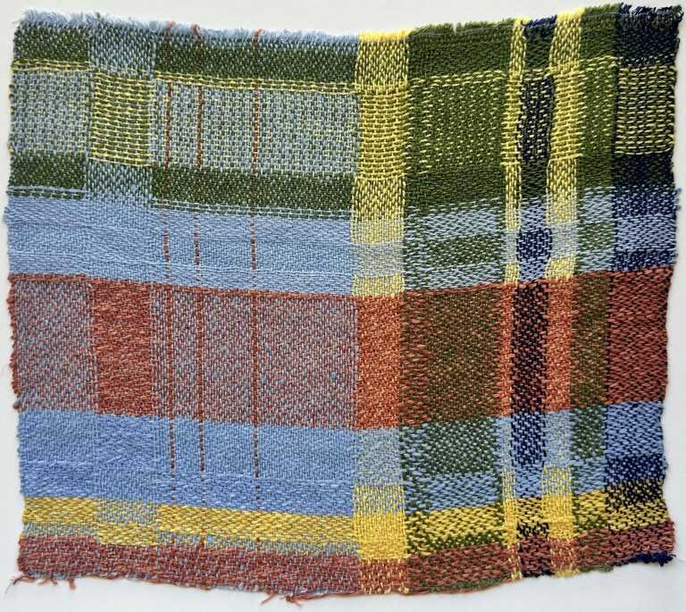 Textile by Christine Jablonski: Fountain after Gertrude Beals Bourne 2, available at Childs Gallery, Boston