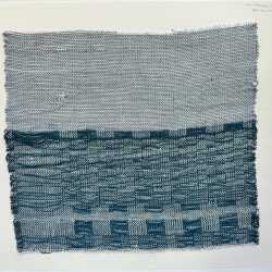 Textile by Christine Jablonski: From Bridge in Yokohama after Anita Willets Burnham 1, available at Childs Gallery, Boston