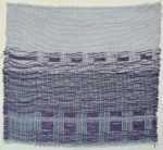 Textile by Christine Jablonski: From Bridge in Yokohama after Anita Willets Burnham 2, available at Childs Gallery, Boston