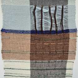 Textile by Christine Jablonski: Mighty Ruins after Anita Willets Burnham 2, available at Childs Gallery, Boston