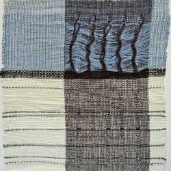 Textile by Christine Jablonski: Mighty Ruins after Anita Willets Burnham 3, available at Childs Gallery, Boston