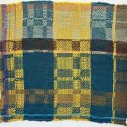 Textile by Christine Jablonski: Path after Gertrude Beals Bourne 1, available at Childs Gallery, Boston