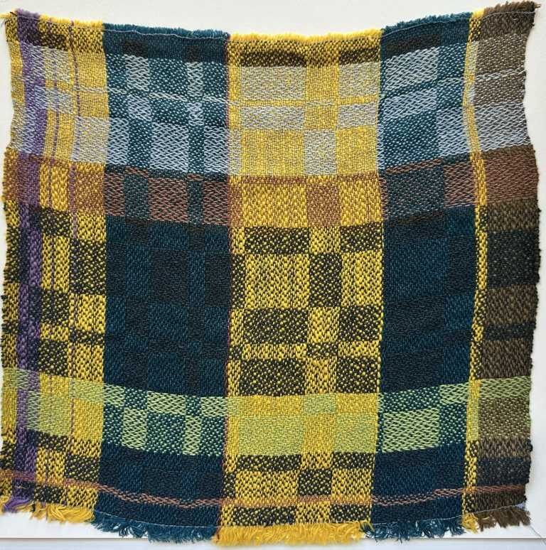 Textile by Christine Jablonski: Path after Gertrude Beals Bourne 2, available at Childs Gallery, Boston