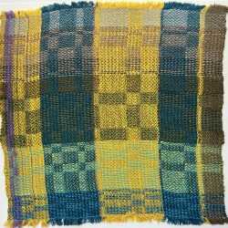 Textile by Christine Jablonski: Path after Gertrude Beals Bourne 3, available at Childs Gallery, Boston