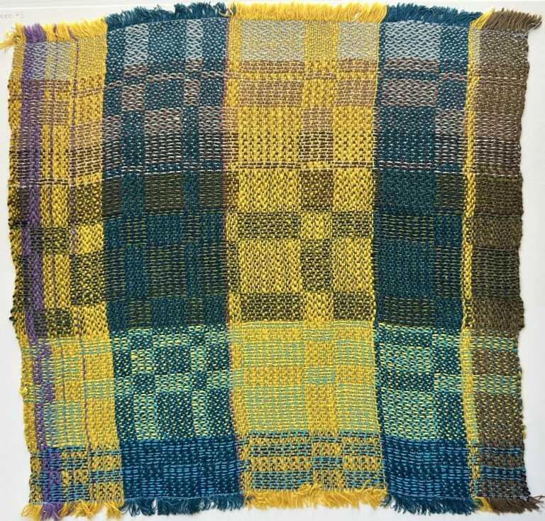 Textile by Christine Jablonski: Path after Gertrude Beals Bourne 3, available at Childs Gallery, Boston