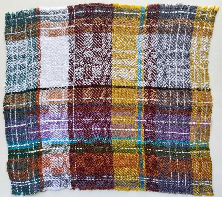 Textile by Christine Jablonski: Sir Harry after Gertrude Beals Bourne 1, available at Childs Gallery, Boston