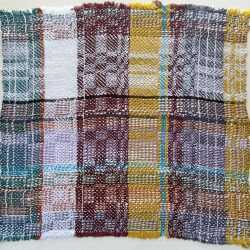 Textile by Christine Jablonski: Sir Harry after Gertrude Beals Bourne 3, available at Childs Gallery, Boston