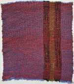 Textile by Christine Jablonski: Spring Bushes after Beatrice Whitney Van Ness 3, available at Childs Gallery, Boston