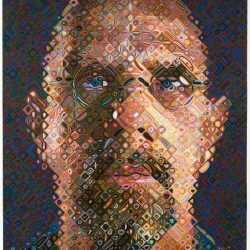 By Chuck Close: Self Portrait At Childs Gallery