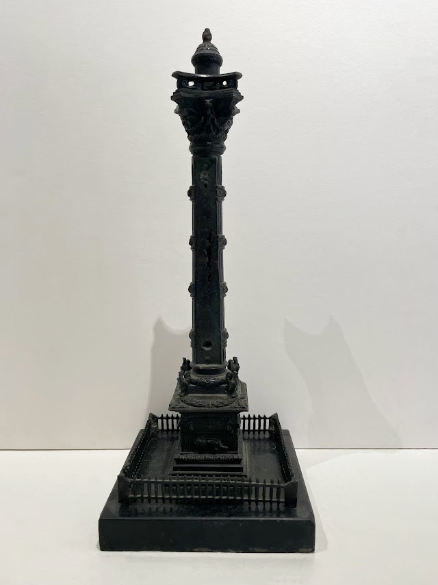 Sculpture By Continental School: Model Of The July Column, Place De La Bastille, Paris At Childs Gallery