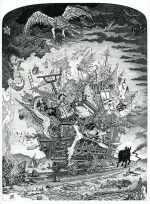 Print by David Avery: After the Deluge, available at Childs Gallery, Boston