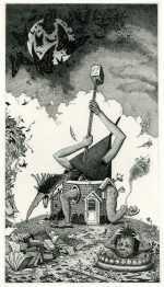 Print by David Avery: The Fearless Pursuit of Knowledge, available at Childs Gallery, Boston