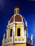 Painting by David D. Howlett: Bautista, represented by Childs Gallery