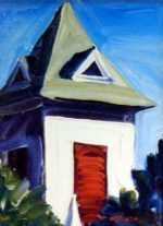 Painting by David D. Howlett: Easy Being Green, represented by Childs Gallery