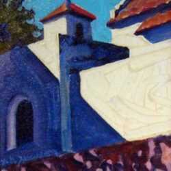 Painting by David D. Howlett: Escuela de Ponce, represented by Childs Gallery