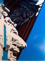 Painting by David D. Howlett: Green Man's Den, represented by Childs Gallery