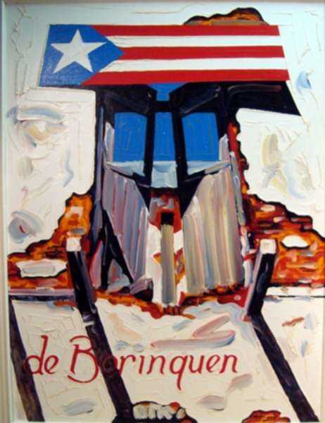 Painting by David D. Howlett: Hivo de Borinquen, represented by Childs Gallery