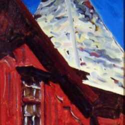 Painting by David D. Howlett: Hot Top, represented by Childs Gallery