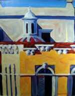 Painting by David D. Howlett: Kim's Place, represented by Childs Gallery