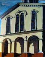 Painting by David D. Howlett: Mad Hall, represented by Childs Gallery