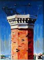 Painting by David D. Howlett: Torre Meteorlogical, represented by Childs Gallery