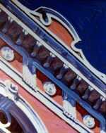 Painting by David D. Howlett: Tres Medallas, represented by Childs Gallery
