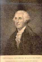 Print by David Edwin, After Rembrandt Peale: Portrait of George Washington, represented by Childs Gallery