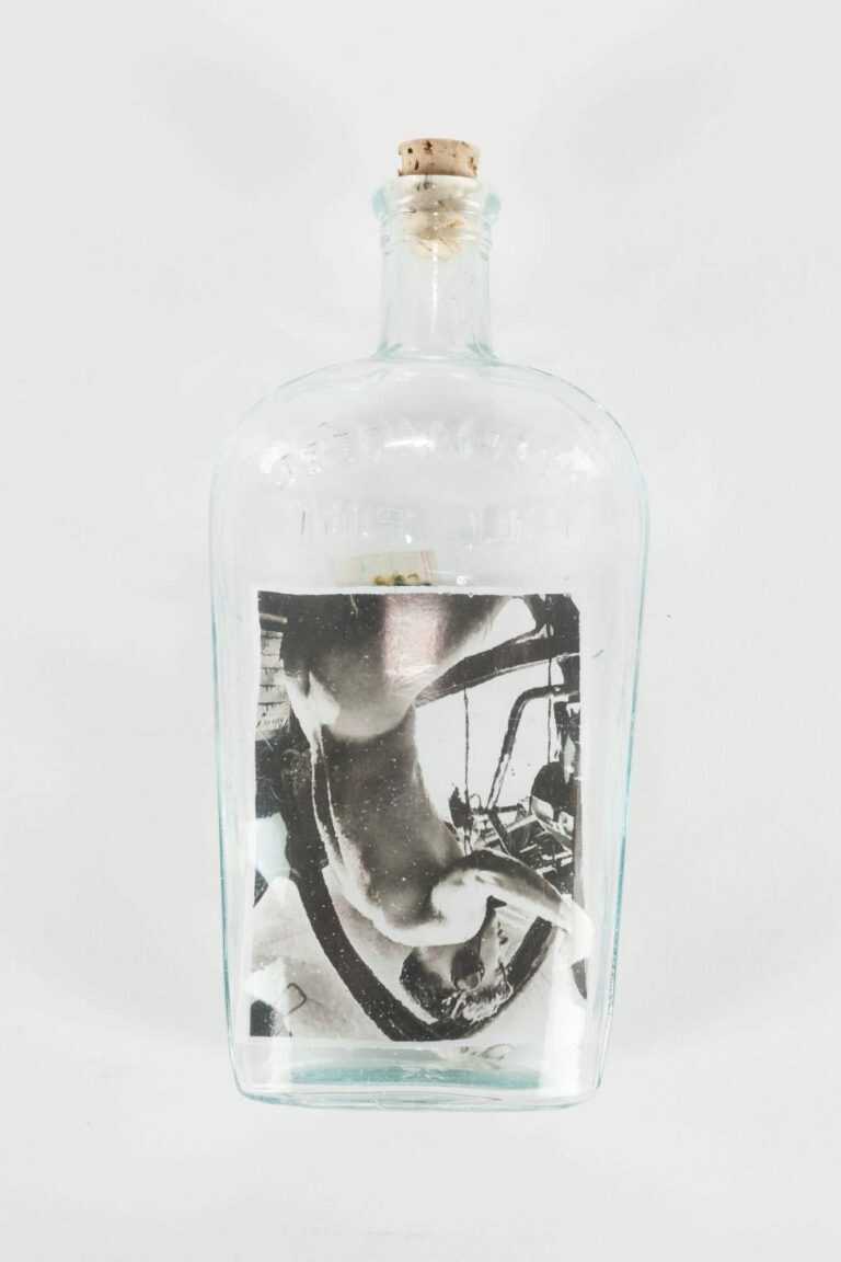 Mixed Media By Don Joint: Boy In A Bottle: His Needs At Childs Gallery