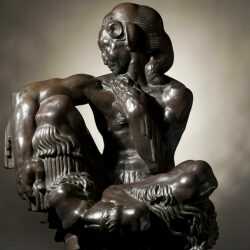 Sculpture By Donald De Lue: Faun At Childs Gallery