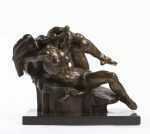 Sculpture By Donald De Lue: Leda And The Swan At Childs Gallery