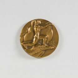 Sculpture By Donald De Lue: National Sculpture Society 90th Anniversary Commemorative Medal At Childs Gallery