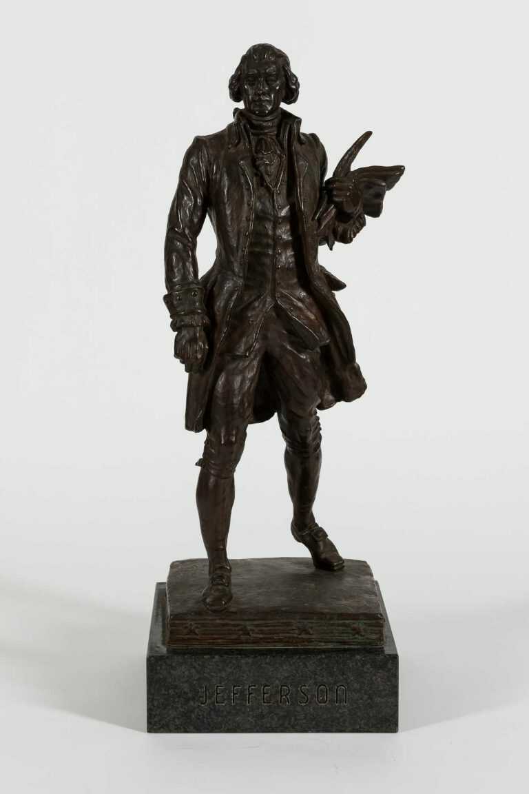 Sculpture By Donald De Lue: Thomas Jefferson At Childs Gallery