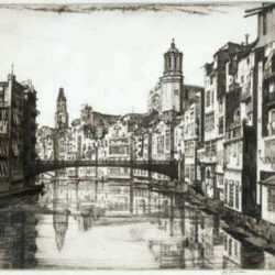 Print by Douglas Ian Smart: [Gerona, Spain], represented by Childs Gallery