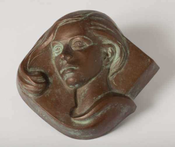 Sculpture by Dudley Vaill Talcott: Girl's Head, represented by Childs Gallery